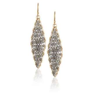 Wendy Mink Treasured Diamond Labradorite Earrings   designer shoes 