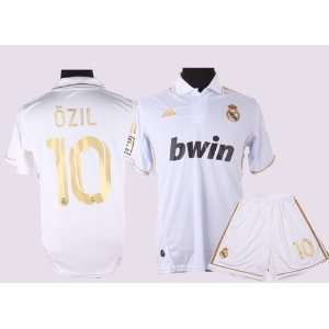   Madrid 2012 Ozil Home Jersey Shirt & Shorts Size M