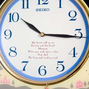 Flight of Fancy  Melodies In Motion Wall Clock by Seiko New  