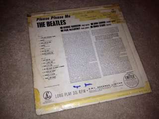 Beatles 1963 **GOLD SLEEVE/1N** PLEASE PLEASE ME UK LP MONO THIRD 