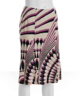 Nanette Lepore stone graphic jersey Hold On Me skirt   up to 