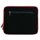 Red Micro Suede Laptop Sleeve Case MSI Wind U100 U120 10 inch Netbook 