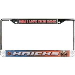  New York Knicks Metal License Plate Frame Sports 