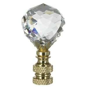    Faceted Swarovski Crystal Ball Lamp Shade Finial