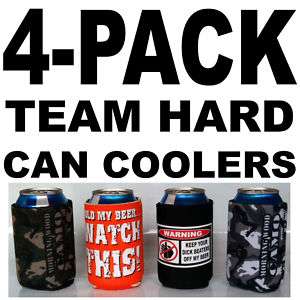pack Morning Wood Camo Funny Can Coolers Coolie Pinup  