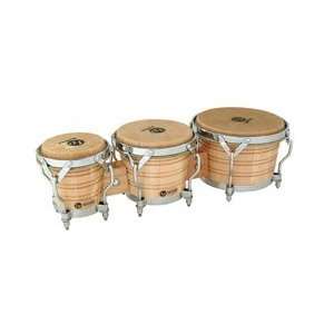  Latin Percussion LP202 AW Bongo Drum Natural / Chrome 