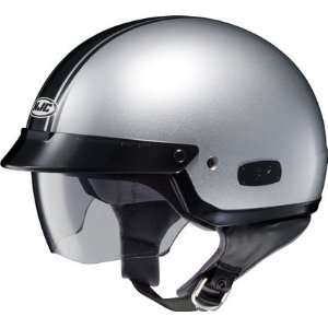 HJC IS 2 Schade Open Face Motorcycle Helmet MC 51 Black/Silver Large L 