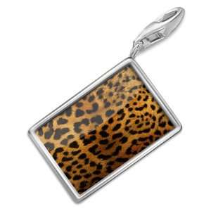  Leopard skin   Charm with Lobster Clasp For Charms Bracelet 