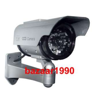   Power LED Light Dummy Fake CCTV Security Outdoor IR Camera  