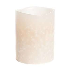 Enjoy Lighting Signature White Mottled Battery Operated Scented Wax 