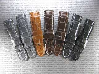 24mm ELITE Leather Deployment Band Strap for PANERAI 24  