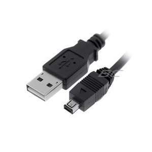  USB Type A Male / Type B Male, 2.0 Version, Black, 10 ft 