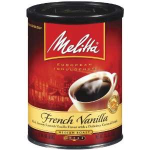 Melitta 60143 French Vanilla Medium Roast Ground Coffee   11.5 Ounce 