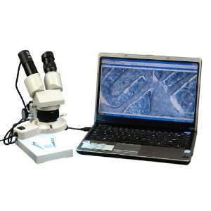  Binocular Stereo Microscope 10x 30x w Digital Camera +Ring 