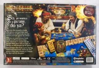 Disney Pirates of the Caribbean DVD Treasure Hunt Board Game NEW 