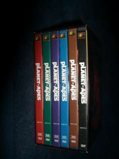 THE PLANET OF THE APES BOX SET 6 DVDS NICE LOOK 024543001096 