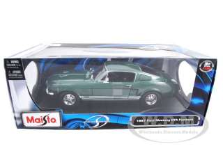   model of 1967 Ford Mustang Fastback GTA die cast model car by Maisto