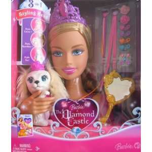 Barbie Diamond Castle Princess Liana 3 in 1 Styling Head w 