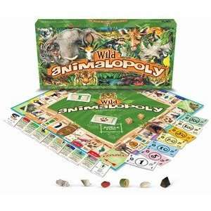  Wild Animalopoly animal wildlife Monopoly Board Game 