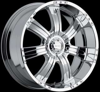 20 inch Incubus Poltergeist chrome wheels rims 5x115  