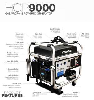   HCP9000 COMMERCIAL SERIES 15 HP GENERATOR (WITH WARRANTY)  