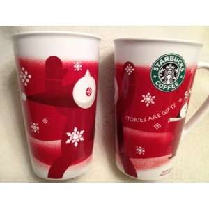  Starbucks Coffee Holiday Red Cup Mug 16 Oz 2010 Collection 