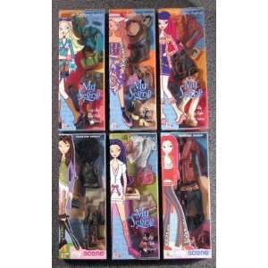  Set of 6 My Scene Fashion Scene Doll Outfits Toys & Games