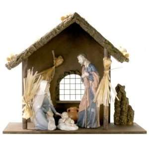  NAO® by Lladro Porcelain Nativity & Stable Set