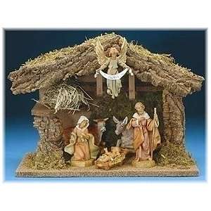  6 Piece Nativity Set With Italian Stable 5 Collection 