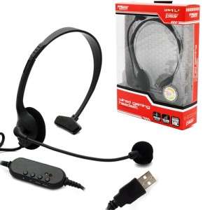 Playstation3 PS3 Wired Headset 15ft cord NEW For Sony Playstation 3 