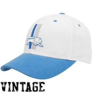 Reebok Detroit Lions White Light Blue Retro Basic Logo Adjustable Hat 