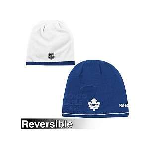  Maple Leafs Youth Center Ice Reversible Knit Hat One Size Fits Most