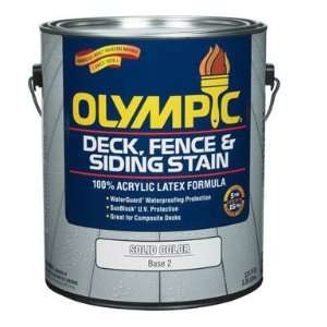  Olympic ppg Architectural 53202A/01 Solid Color Deck/fence 