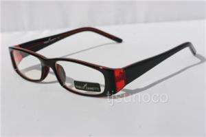 50s Clear Lens Black CL RED Eyeglasses Glasses Vintage  