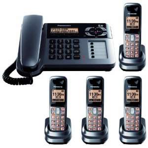   Panasonic KX TG1061M & 4 Panasonic KX TGA106M Handsets) Electronics