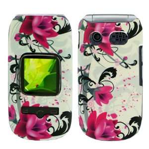  iFase Brand Pantech Breeze III P2030 Cell Phone Red Flower 