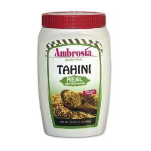 Ambrosia Tahini Paste, 16 oz.  Grocery & Gourmet Food