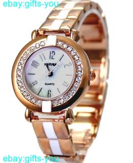 New Rose Gold + PNP Watchcase Ladies 7/PCS./Set Bracelet Wholesale 