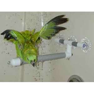  Bird Shower Perch Pollys Pet Products Large   Fold Out 