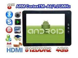 Android 2.3 Samsung S5PV210 HDMI Bluetooth WIFI 512MB 4GB A820 