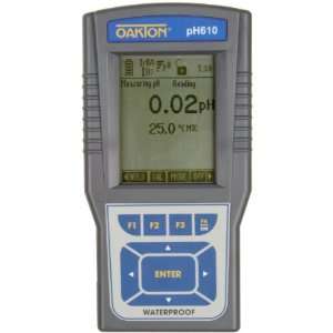 Oakton Waterproof pH 610 Meter, For Measures pH and mV  
