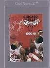   1991 Chicago Bulls Vintage Pocket Schedule Scottie Pippen Horace Grant