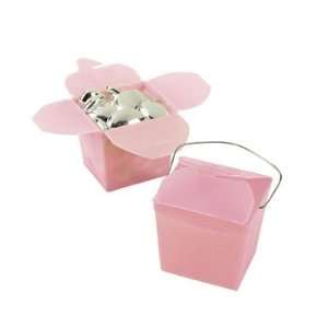 com Pink Takeout Boxes   Party Favor & Goody Bags & Paper Goody Bags 