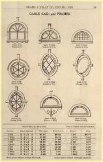 1908 Adams Vintage Door Window Millwork Catalog on CD  