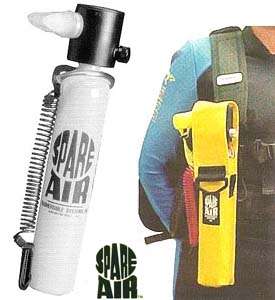 Spare Air Deluxe Holster & Safety Leash Combo for Scuba  