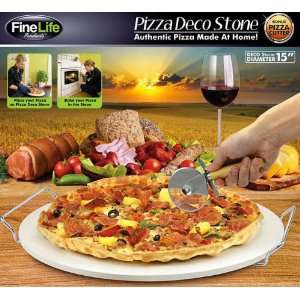  Finelife Products Pizza Deco Stone (15 Diameter) Kitchen 