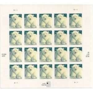  USPS Postage Stamps Pane 20 x $.28 cents Polar Bear U.S.A 