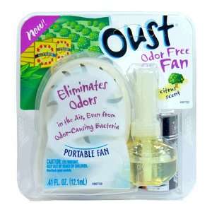  Oust Odor Free Fan, Citrus Scent, 1 each Health 