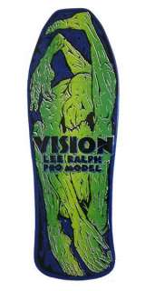 Vision Lee Ralph CONTORTIONIST Skateboard Deck BLUE/GREEN  