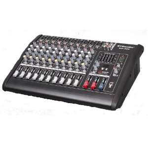   BM 228 500Watt 10 Channel Audio Powered Mixer Musical Instruments